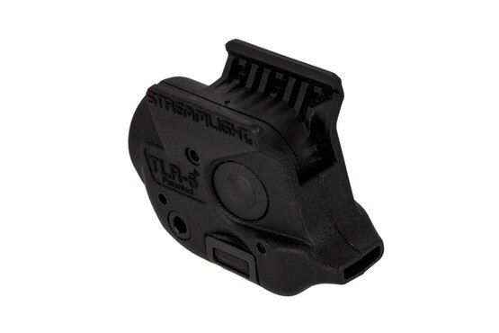 Streamlight TLR6 trigger guard flash light features ambidextrous push button activation for the SIG Sauer P365